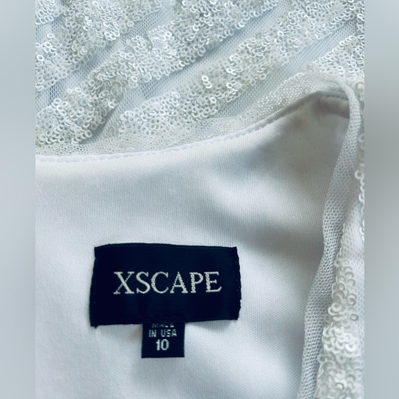 SOLD! Cute Y2K Glitter White Party Dress Size 10 - Picture 5 of 5